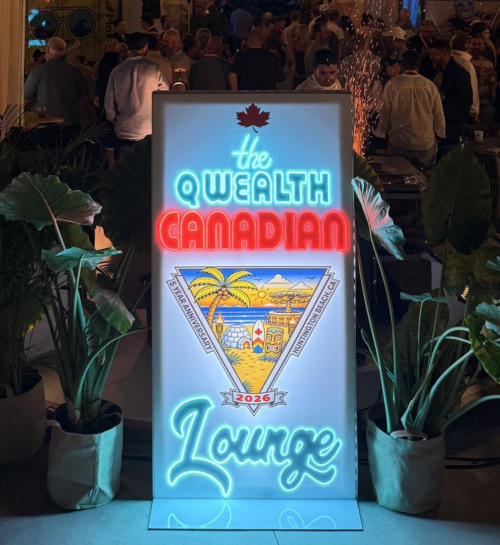 Backlit sign with neon style lettering